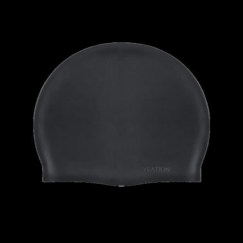 環球嚴選-硅膠防水泳帽 （男女通用） - 黑色