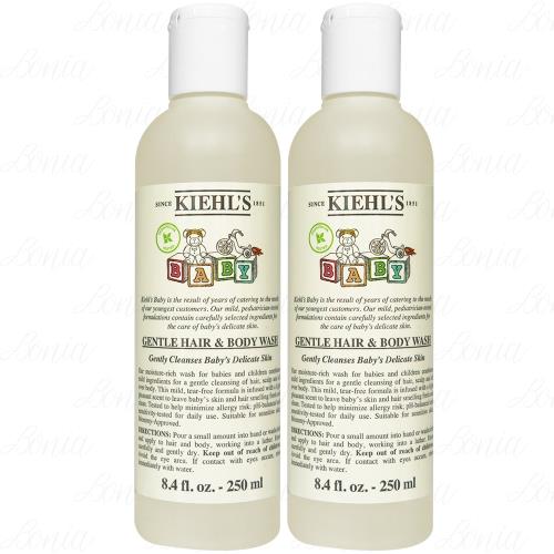 Kiehl s 契爾氏 寶寶溫和頭髮身體沐浴露(250ml)*2(公司貨)