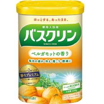 日本【巴斯克林】基本系列泡澡粉 柑橘香 600g