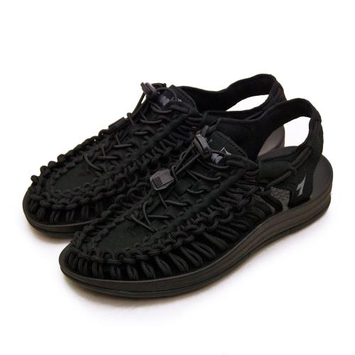 【DIADORA】女 迪亞多那 水陸兩用彈力編織涼鞋(黑 31662)