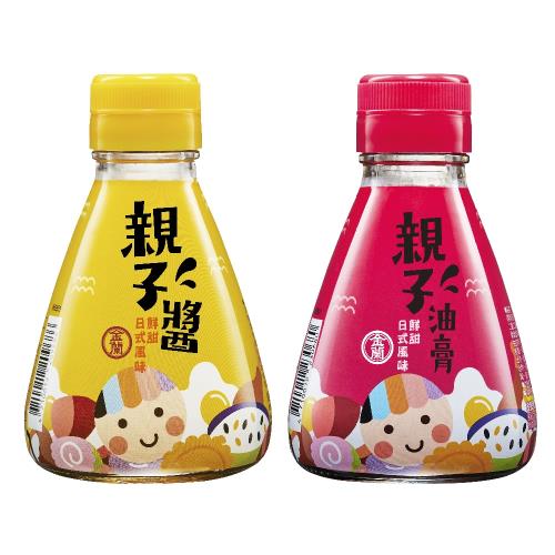 【金蘭食品】日式風味親子醬系列-親子醬165ml+親子油膏190g(日式/沾醬/章魚燒醬/壽喜燒)
