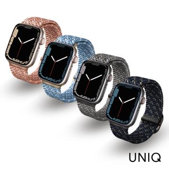 UNIQ Apple Watch 42/44/45mm Aspen DE 雙色防潑水編織錶帶