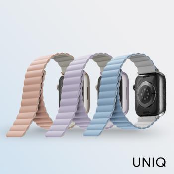 UNIQ Apple Watch 38/40/41mm Revix 雙色防水矽膠磁吸錶帶