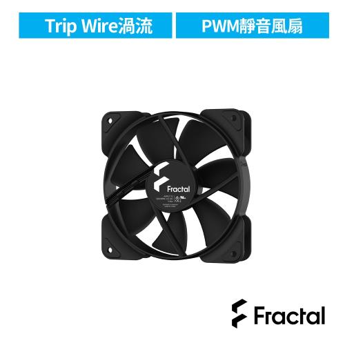 【Fractal Design】Aspect 12cm PWM風扇-黑