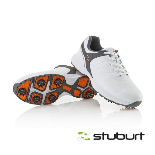 【stuburt】英國百年高爾夫球科技防水鞋(帶防滑鞋釘)EVOLVE TOUR II SPIKED SBSHU1123(白)