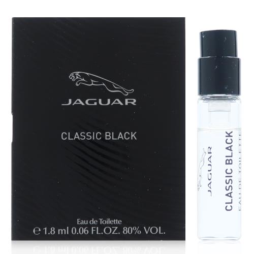 JAGUAR 積架 CLASSIC BLACK 黑爵淡香水 1.8ML