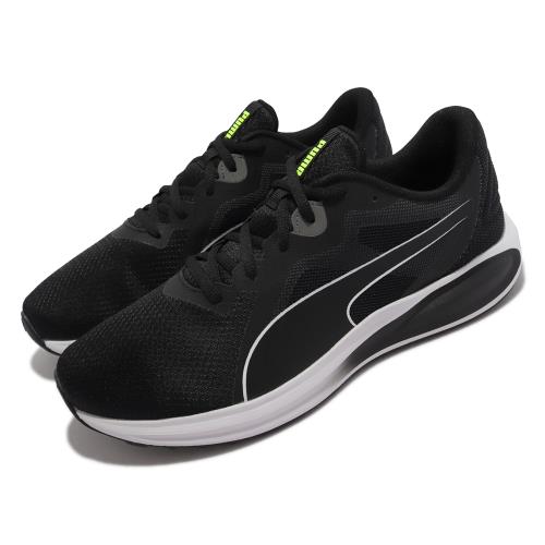 Puma 慢跑鞋 Twitch Runner 男鞋 網布 輕量 透氣 基本款 穿搭 黑 白 37628901 [ACS 跨運動]