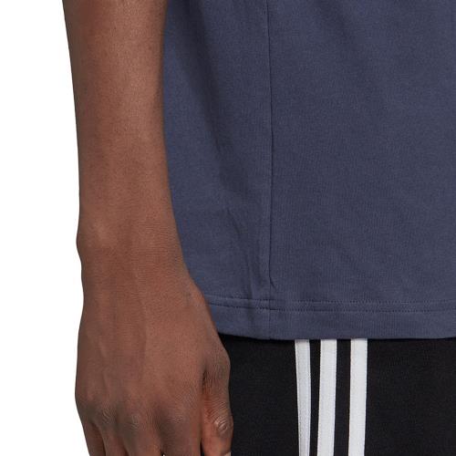 【現貨】Adidas AEROREADY 男裝 短袖 休閒 寬鬆 三葉草 三條線 棉 藍【運動世界】HC1990
