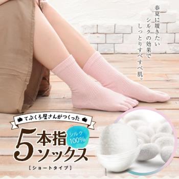 FUKUSHIN晚安保濕五趾襪 睡眠襪 日本製