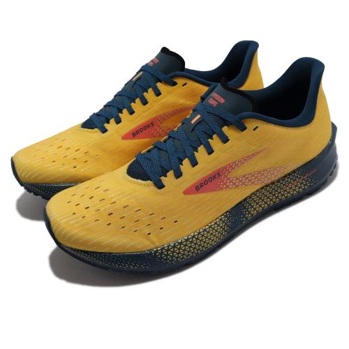 Brooks 慢跑鞋 Hyperion Tempo 男鞋 太陽神節奏 彈性 透氣 避震 能量回饋 黃 藍 1103391D767 [ACS 跨運動]