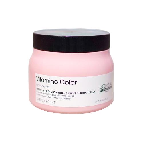  LOREAL萊雅 絲漾博 飽和護色髮膜 500ml(短效出清)