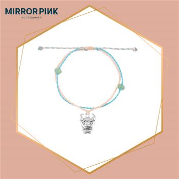【MIRROR 皇宣緣】牛運亨通翡翠蠟線手鍊