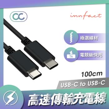 Innfact USB-C To USB-C OC 高速充電線 100cm