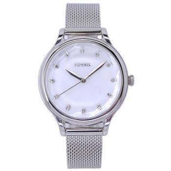 FOSSIL 美國最受歡迎頂尖潮流時尚米蘭型腕錶-銀-BQ3390