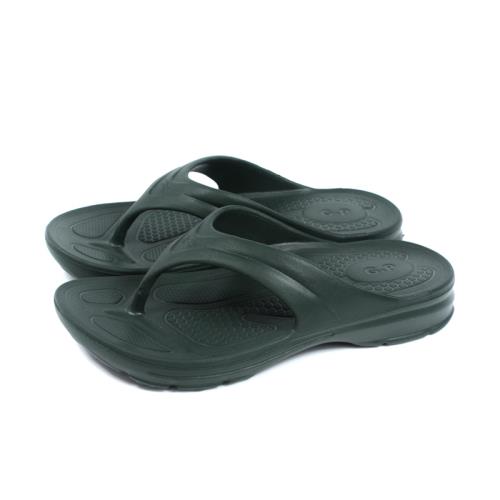 G.P (GOLD PIGEON) 阿亮代言 夾腳拖鞋 人字拖 深綠色 男鞋 A5113-60 no612