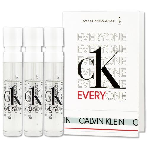 Calvin Klein CK EVERYONE中性淡香水針管 1.2ML x 3 