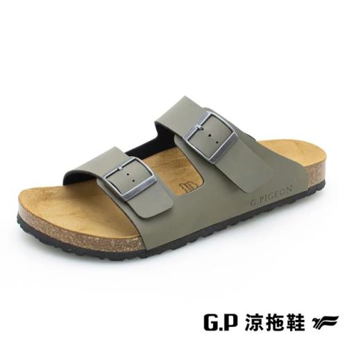 G.P(男)雙帶柏肯鞋 男鞋-綠色(另有咖啡色/黑色)