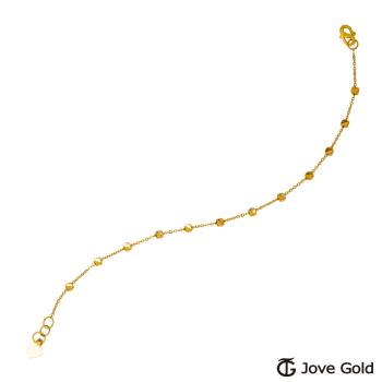 JoveGold漾金飾 此時此刻黃金手鍊