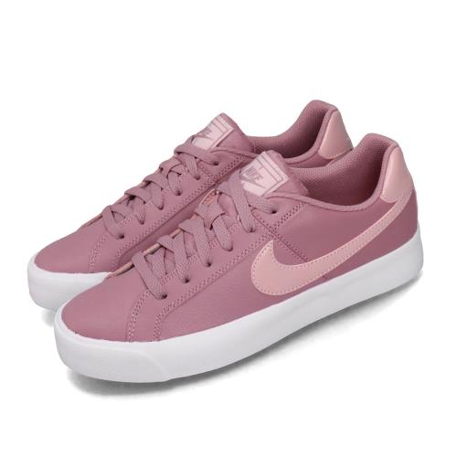 Nike 休閒鞋 Court Royale AC 女鞋 粉紅 粉紫 板鞋 皮革 基本款 AO2810-500 [ACS 跨運動]
