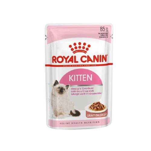 (下標數量2+贈7-11咖啡卡Ｘ1張)ROYAL法國皇家-幼貓專用濕糧主食餐包85gX12包