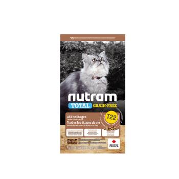 Nutram紐頓 T22無穀貓 貓飼料 火雞配方-2公斤 X 1包