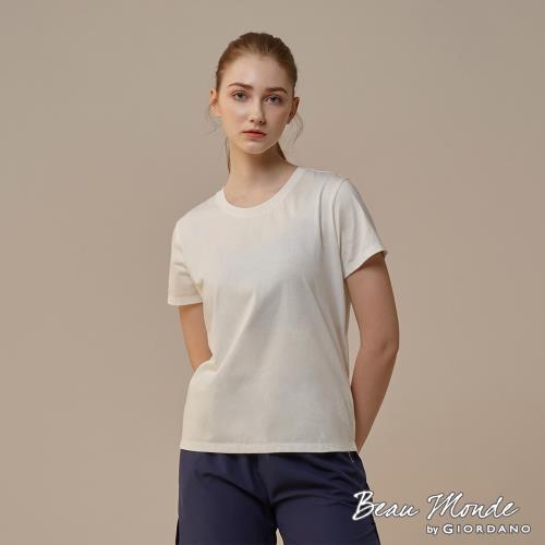 GIORDANO 女裝經典素色短袖T恤 (16 皎白)