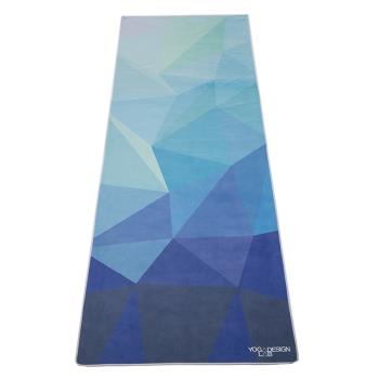 [Yoga Design Lab] Yoga Mat Towel 瑜珈舖巾 - Geo Blue (濕止滑瑜珈鋪巾)