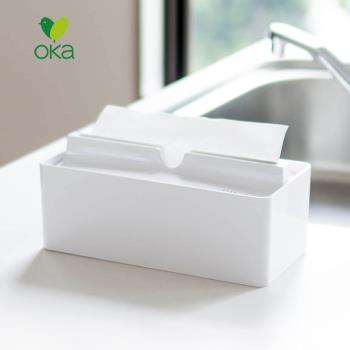 日本OKA fill+fit 纖形下降式擦手紙巾盒