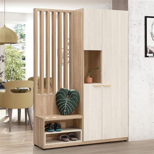 屏風 MUNA 葛瑞絲4.5尺屏風鞋櫃/玄關櫃(7967+7969)|玄關櫃|ETMall東森