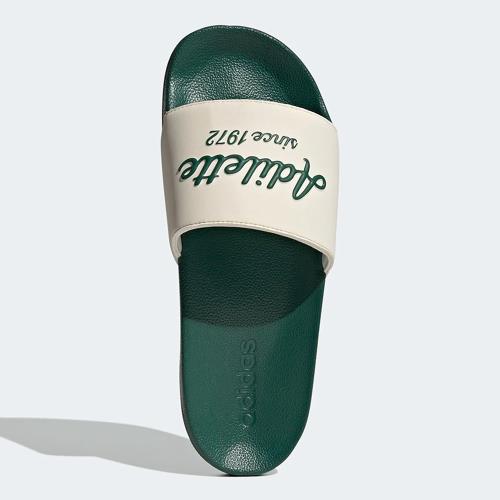 Adidas Adilette Shower 男 女 拖鞋 休閒 綠 米【運動世界】GW8749