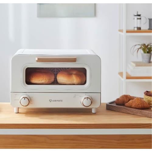Airmate艾美特 11L多功能旋風蒸汽烤箱(白) KTF12211 (贈S2咖啡機-黑木紋)
