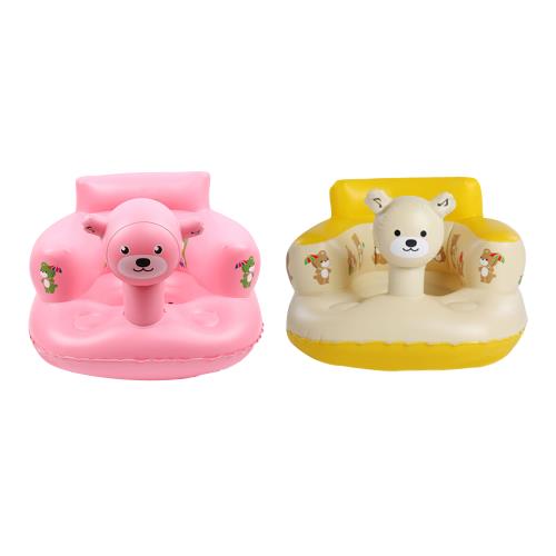 【嘟嘟太郎-寶寶充氣沙發(熊熊款)】嬰兒充氣椅
