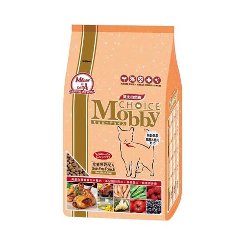 Mobby莫比 鵪鶉&鴨肉 愛貓無穀配方 3kg
