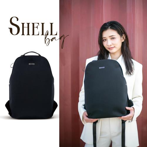 AXIO Shell Backpack 經典手作頂級貝殼包(shell-BB) 黔黑色