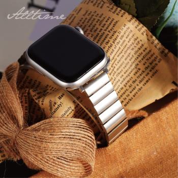 Apple watch通用錶帶方塊不鏽鋼錶帶│ALLTIME │完全計時│