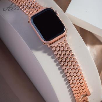 ALLTIME │完全計時│ Apple watch通用錶帶魚鱗紋不鏽鋼錶帶
