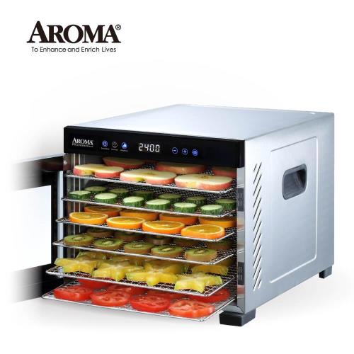美國 AROMA 紫外線全金屬六層乾果機 AFD-965SDU果乾機 食物乾燥機