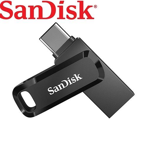 SanDisk Ultra Go USB Type-C 64GB雙用隨身碟SDDDC3-黑【愛買】