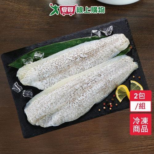 劍齒鰈魚排2包/組(250G/包)【愛買冷凍】