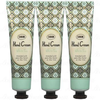 SABON 白茶護手霜(30ml)(條狀)*3(公司貨)