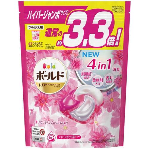 日本版【P&G】ARIEL 2021年新款 3.3倍 4D立體洗衣膠球(36顆入)-療愈花香/清爽鮮花