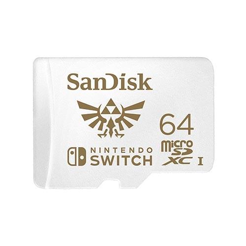 SanDisk Nintendo Switch 專用 microSDXC UHS-I(U3)64GB記憶卡(公司貨)【愛買】