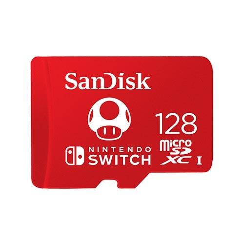 SanDisk Nintendo Switch 專用 microSDXC UHS-I(U3)128GB記憶卡(公司貨)【愛買】