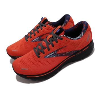 Brooks 慢跑鞋 Ghost 14 男鞋 橘紅 黑 路跑 緩震 馬拉松 運動鞋 1103691D865 [ACS 跨運動]