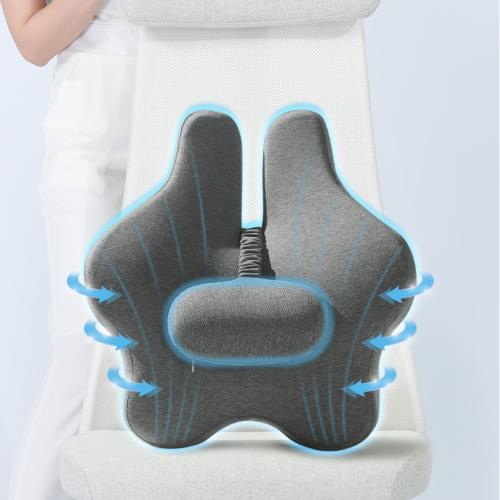 新升級人體工學蝶型護腰減壓靠背墊/腰墊