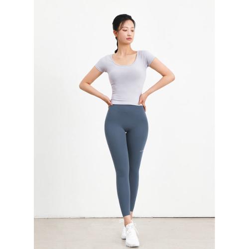 [GRANDELINE] 高腰裸感彈性緊身褲 - Whale Blue - PT445