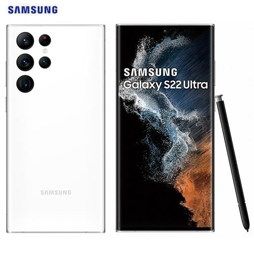 Samsung三星 S22 Ultra 5G 智慧型手機(12G/256G)-白【愛買】
