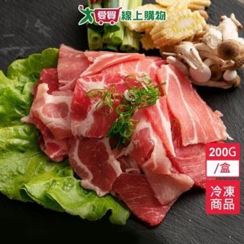 臺灣豬梅花炒肉片200G/盒【愛買冷凍】