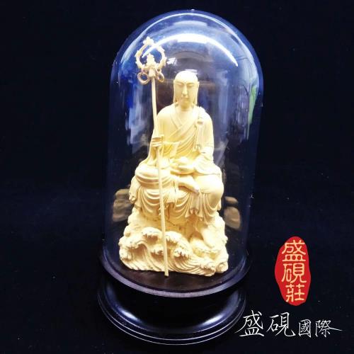 【盛硯莊佛教文物】地藏王菩薩(原木)