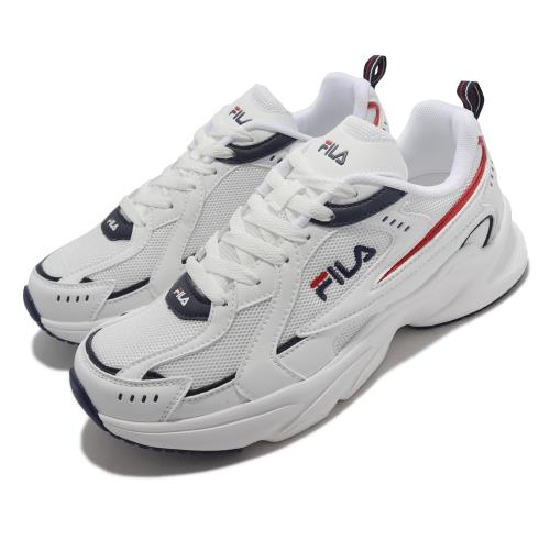 Fila 休閒鞋 Pinball 白 藍 紅 男鞋 老爹鞋 經典 復古 慢跑鞋 韓系 1J328W113 [ACS 跨運動]